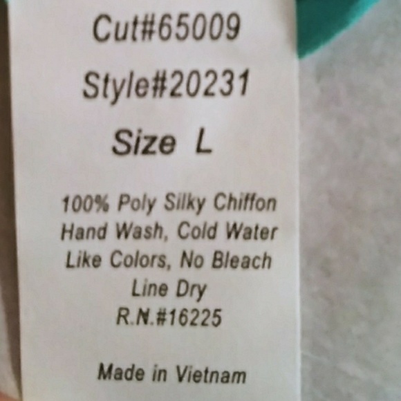 Aquamarine Sheer Chemise - Picture 8 of 8